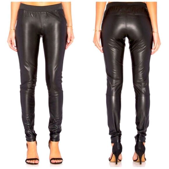 Sam Edelman Skyler Faux Leather Legging Women Size S - Picture 1 of 6